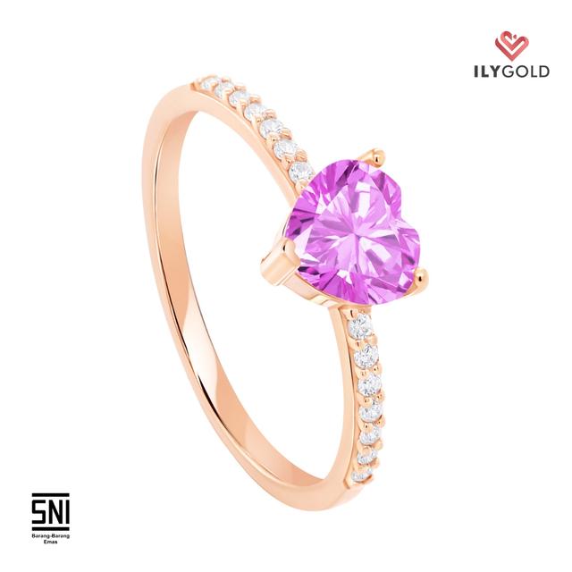 Lovekey - Pink Heart Ring